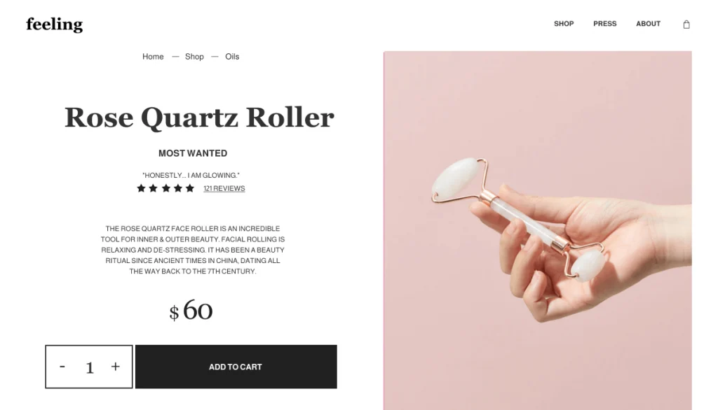 Productos tienda online